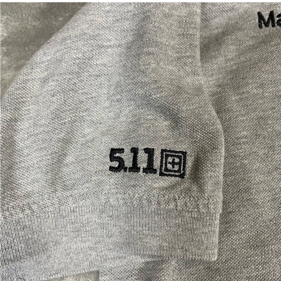 5.11 Tactical Shirt Men’s Medium Polo Gray Master Instructor Taser Embroidered - Picture 7 of 13